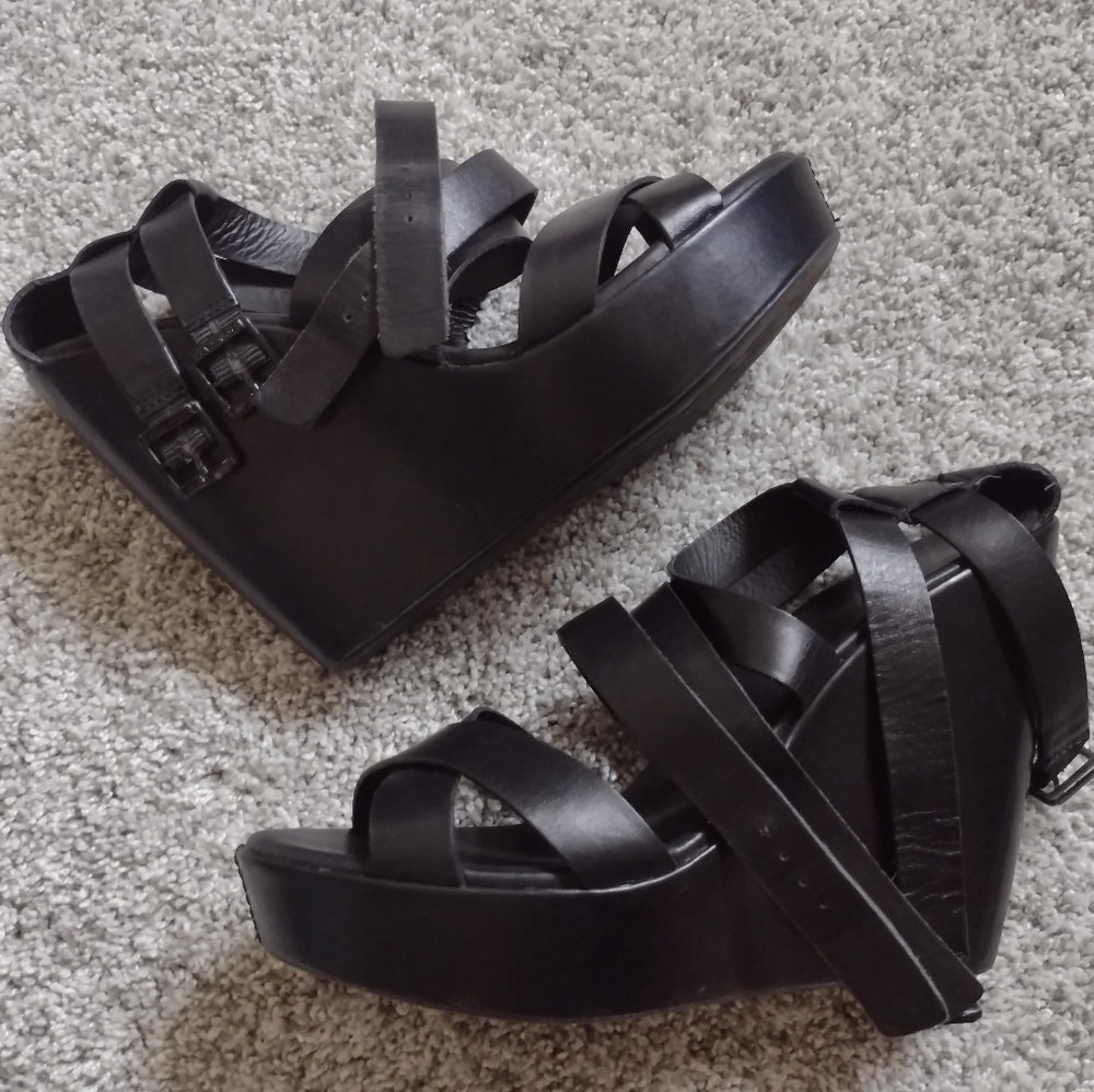 Strappy Wedges